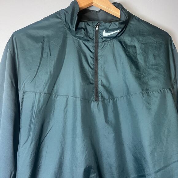 Nike Golf 1/4 Zip Jacket Mens XXL Teal Green Lightweight Windbreaker TB Logo - Picture 5 of 10